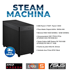 PC Gamer STEAM MACHINA, AMD Ryzen 5 7500F + AMD Radeon RX 7600 8GB / RX 9060 XT 16GB 2