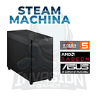 PC Gamer STEAM MACHINA, AMD Ryzen 5 7500F + AMD Radeon RX 7600 8GB / RX 9060 XT 16GB 1
