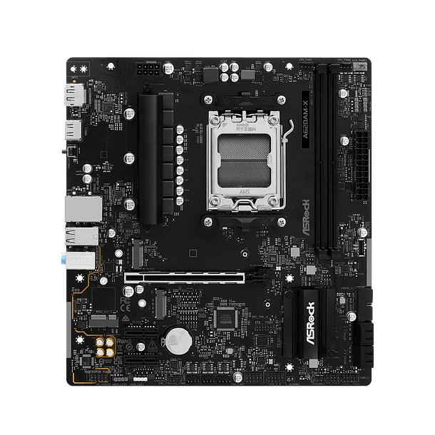 Placa Madre ASRock A620AM-X AM5 - USB-C | 2x M.2 Nvme | LAN 2.5G | ARGB 2