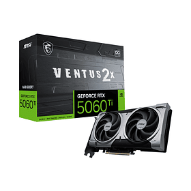 Tarjeta Gráfica MSI NVIDIA® GeForce RTX™ 5060 Ti 16GB VENTUS 2X OC PLUS