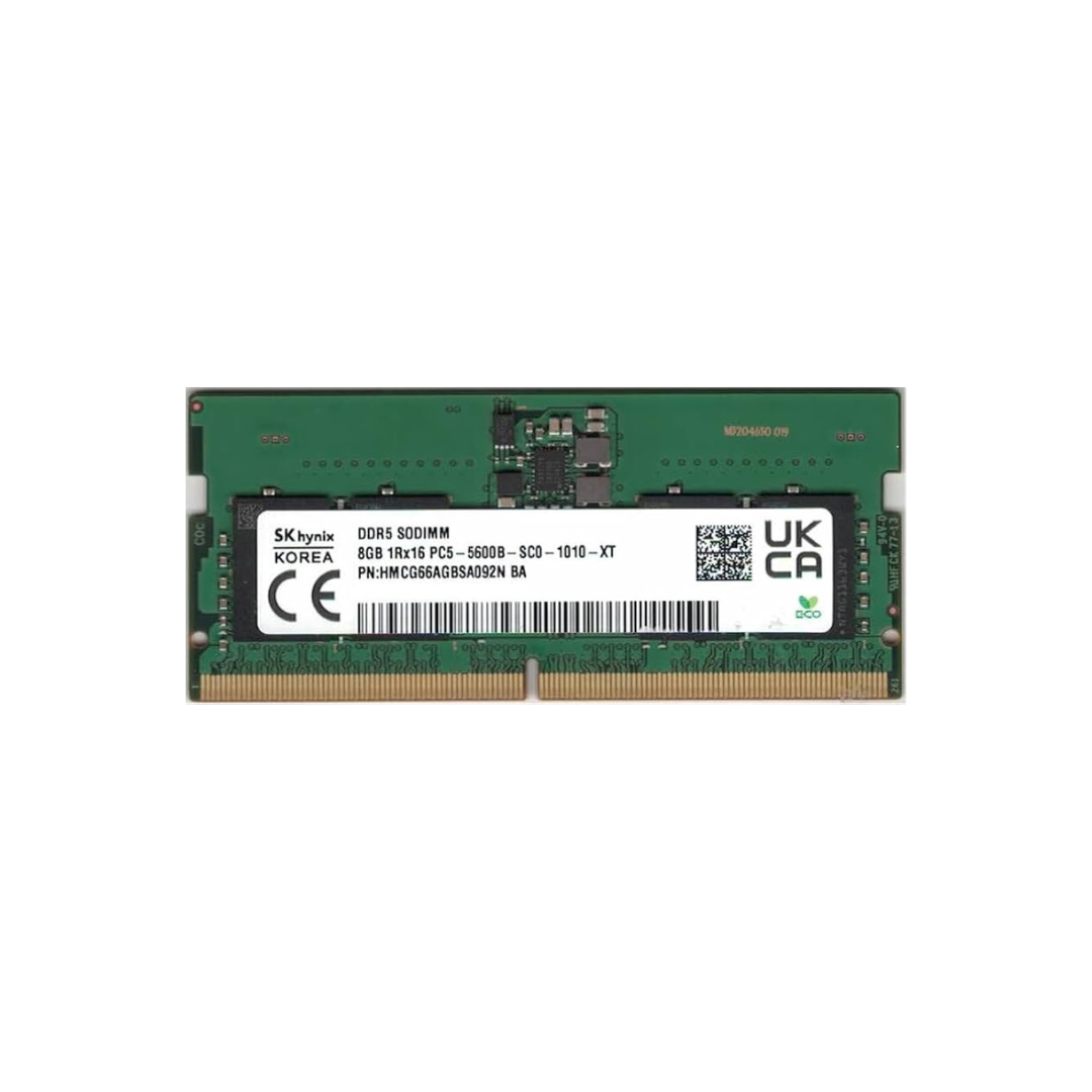 Memoria RAM SKhynix SODIM 8GB DDR5 5600MHz OEM | Invasión Gamer