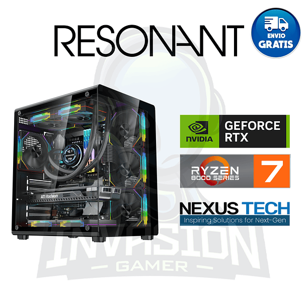 PC Gamer Resonant, amd Ryzen 5 5500 / 5600 nvidia rtx™ 3050 6g /  nvidia rtx™ 5050 8g 1