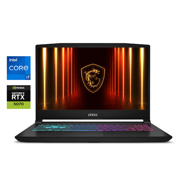 Notebook KATANA 15 HX - RTX 5070 | Intel Core i7 14650HX | 16GB RAM | 16