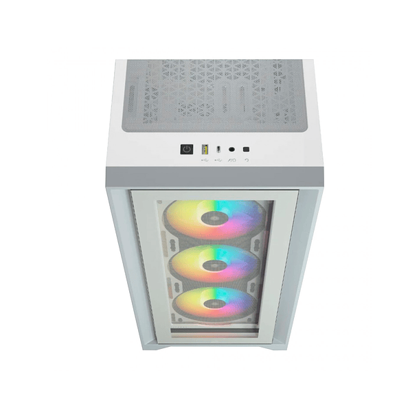 Gabinete Corsair iCUE 4000X WHITE  3