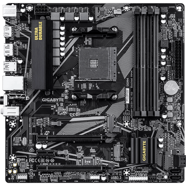 Placa Madre Gigabyte B550M DS3H AC R2  2