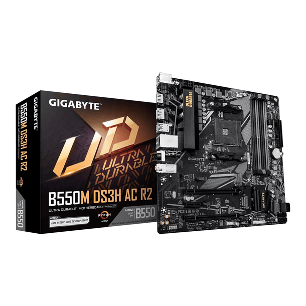 Placa Madre Gigabyte B550M DS3H AC R2  1
