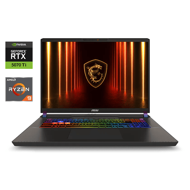 Notebook MSI Vector A16 HX - RTX 5070 TI | Ryzen 9 8940HX | 16GB RAM | 16.0″ QHGD 240Hz | SSD 1TB M.2   1
