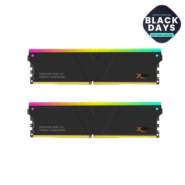 Memoria RAM V-Color Manta XSky RGB 32GB (2x16GB) DDR5 6400MHz 1