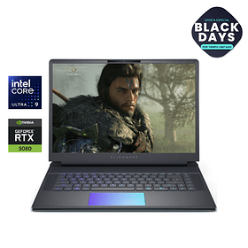 PREVENTA Notebook Alienware 16 Area-51 - RTX 5080 - Ultra 9 275HX | 32GB RAM | 16" 240Hz QHD | SSD 1TB M.2