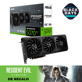 Tarjeta Grafica Nvidia GeForce RTX™ 5070 Ti 16GB ASUS PRIME GDDR7 OC Edition