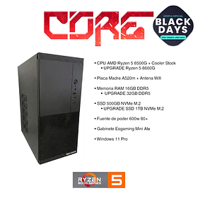 PC Core, Ryzen 5 8500G + Radeon 740M