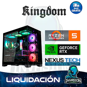 PC Gamer Kingdom, ryzen 5 9600x + nvidia rtx 5070 12gb / rx 9070 xt 16g