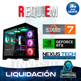 PC Gamer Requiem amd Ryzen 7 9700X + Nvidia rtx 5070 Ti 16gb