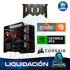 PC Gamer Doom, Ryzen 9 9900x - 7 9800x3d + nvidia geforce rtx™ 5070 ti 16gb / rtx™ 5080 16gb  1