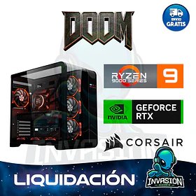 PC Gamer Doom, Ryzen 9 9900x - 7 9800x3d + nvidia geforce rtx™ 5070 ti 16gb / rtx™ 5080 16gb 