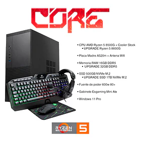 PC Core, Ryzen 5 8500G + Radeon 740M