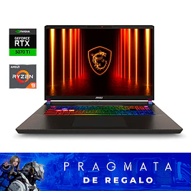 Notebook MSI Vector A16 HX - RTX 5070 TI | Ryzen 9 8940HX | 16GB RAM | 16.0″ QHD 240Hz | SSD 1TB M.2  