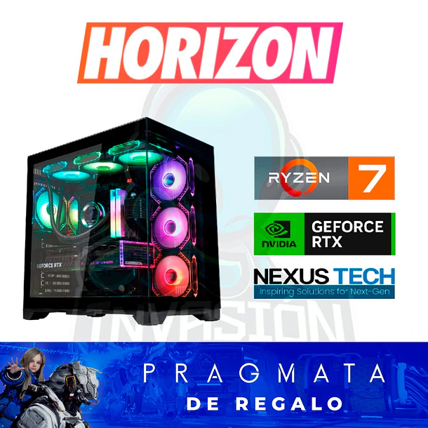 PC Gamer Horizon AMD Ryzen 7 7800X3D + Nvidia RTX 5070 Ti 16GB 2