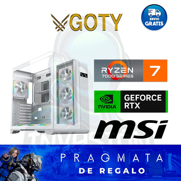 PC Gamer goty25,  amd Ryzen 7 9800x3d / 9950x3d + geforce rtx™ 5070 ti 16GB / rtx 5080 16gb 2
