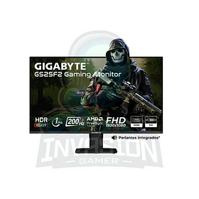 Monitor Gamer Gigabyte GS25F2 - 24.5" IPS | 200Hz | 1ms | FHD | Parlantes incluidos