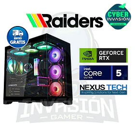 PC Gamer Raiders, intel core ultra 5 245kf + nvidia rtx™ 5060 8gb / 5070 12gb
