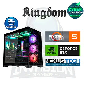 PC Gamer Kingdom, ryzen 5 9600x + nvidia rtx 5070 12gb / rx 9070 xt 16g