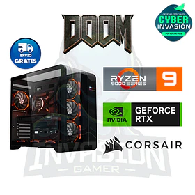 PC Gamer Doom, Ryzen 9 9900x - 7 9800x3d + nvidia geforce rtx™ 5070 ti 16gb / rtx™ 5080 16gb 