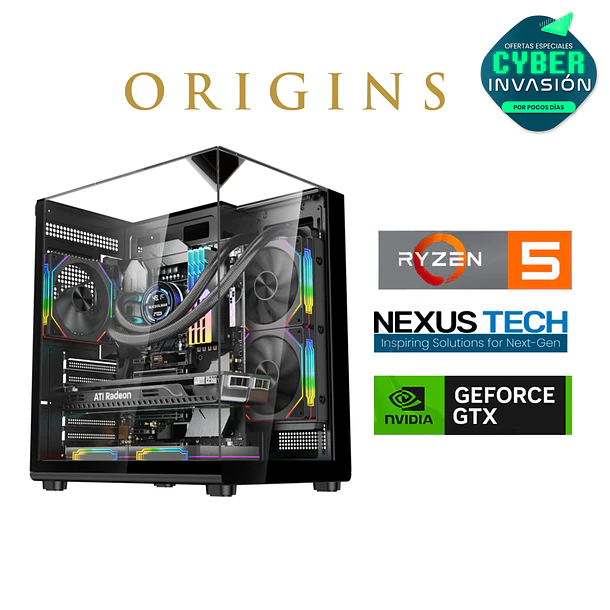 PC Gamer Origins | Ryzen 5 5500 + NVIDIA® GeForce GTX™ 1660 Super 1