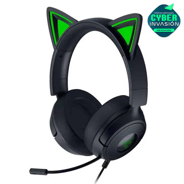 Audifonos Gamer Kraken Kitty V3 X Black 1