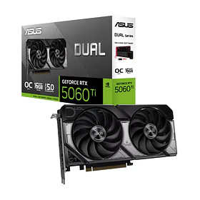 Tarjeta Grafica Nvidia RTX 5060 Ti Asus Dual OC 16GB 