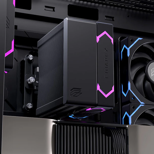 Cooler Torre Einarex Ventus 120mm V100 Black ARGB 6