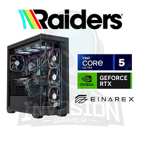 PC Gamer Raiders, intel core ultra 5 245kf + nvidia rtx™ 5060 8gb / 5070 12gb - Black