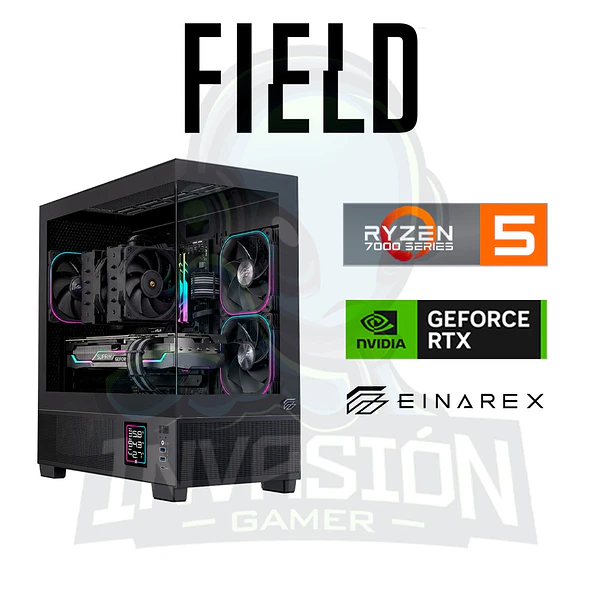 PC Gamer Field, ryzen 5 7500f / ryzen 7 8700f + rtx 5070 12gb 1