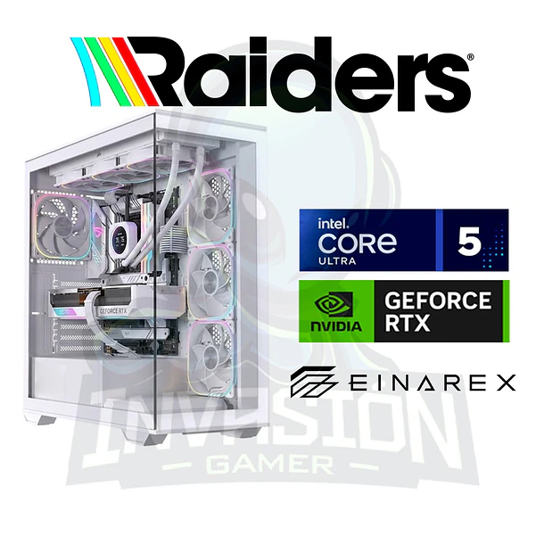PC Gamer Raiders, intel core ultra 5 245kf + nvidia rtx™ 5060 8gb / 5070 12gb 1