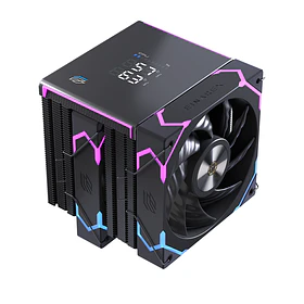 Cooler Doble Torre 120mm Einarex Glide G300 Pantalla LED 
