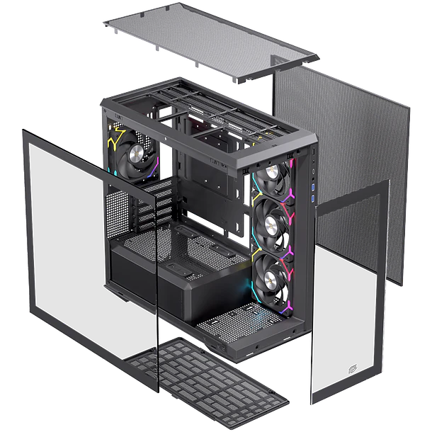 Gabinete Einarex Zenith ZM800 ARGB Black 2