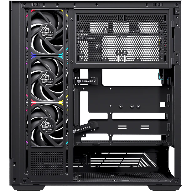 Gabinete Einarex Prisma S800 Mid Tower RGB Black 5