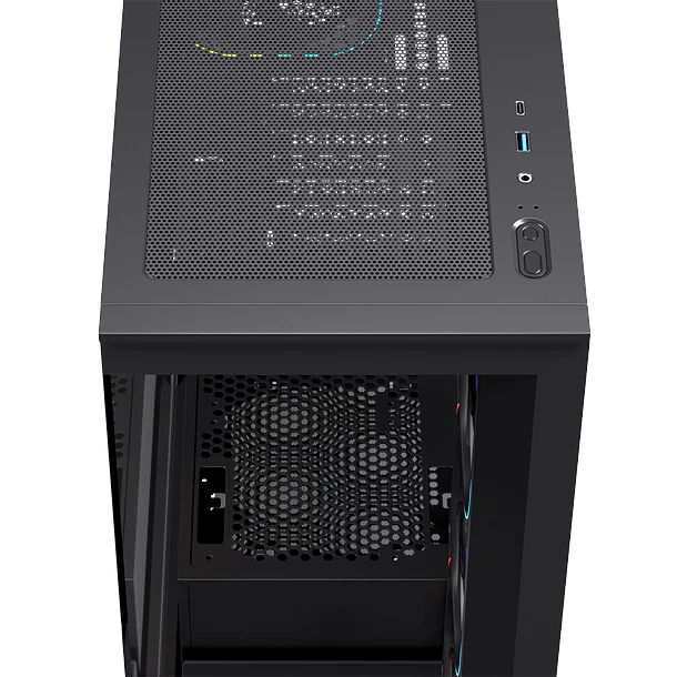 Gabinete Einarex Prisma S700 Mid Tower RGB Black 5