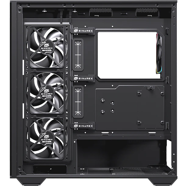 Gabinete Einarex Prisma S700 Mid Tower RGB Black 7