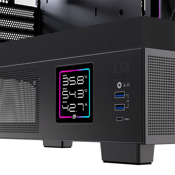 Gabinete Einarex Prisma SM501D Black 8