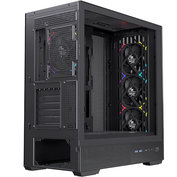 Gabinete Einarex Pulse P800 RGB Black 3