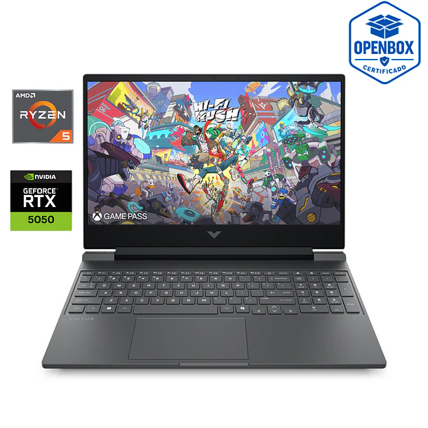 Notebook OPEN BOX HP Victus 15 - RTX 5050 | Ryzen 5 340 | 16GB RAM | 16