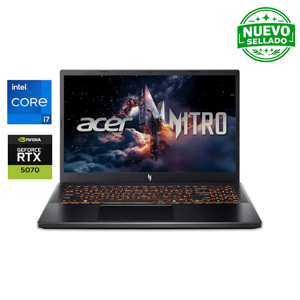 Notebook Acer Nitro V 16 - RTX 5070 | i7 240H | 16GB RAM | 16