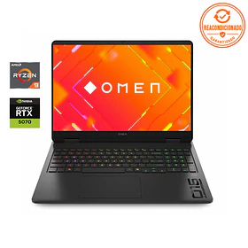 PREVENTA Notebook HP HYPER X OMEN 15 - RTX 5070 | Ryzen 9 8940HX | 16GB RAM | 15.3" QHD 180hz | SSD 1TB M.2