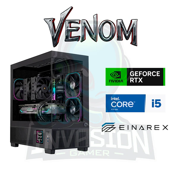 PC Gamer Venom, Intel Core I5-12400F + NVIDIA RTX 3050 6GB 1