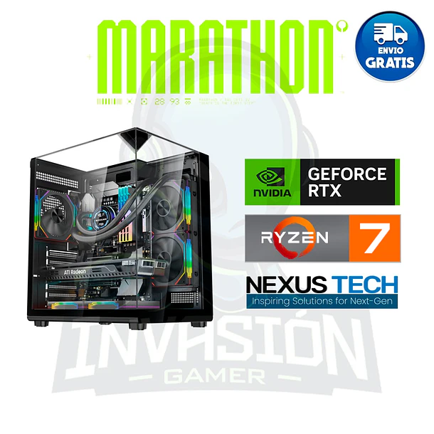PC Gamer Marathon, amd Ryzen 7 5700X / nvidia geforce rtx™ 5060 8gb / rtx™ 5060 tI 8gb 1