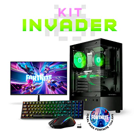 Kit Invader. Ryzen 5 5500 + RTX 3050 6GB / Monitor FHD 144hz + Kit Teclado y Mouse Gamer