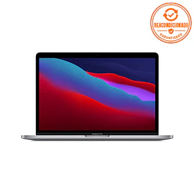 Notebook Apple MacBook Pro 13" - M1 8 núcleos con GPU 8 núcleos | RAM 8GB | 256GB SSD | Space Grey - Reacondicionado 