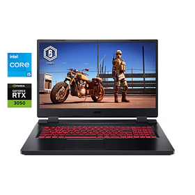 Notebook ACER AN517 - RTX 3050 | Intel Core i5 12450H | 16GB RAM | 17,3" FHD 144hz | SSD 512GB M.2 | Reacondicionado