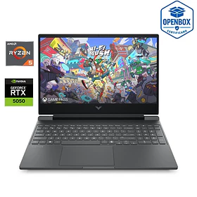 Notebook OPEN BOX HP Victus 15 - RTX 5050 | Ryzen 5 340 | 16GB RAM | 16" FHD+ 144hz | SSD 500GB M.2